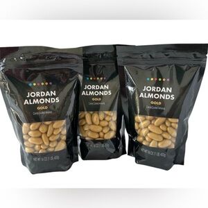 Gold Jordan Almonds, Premium Quality Candy Coated Almonds, 3
pounds